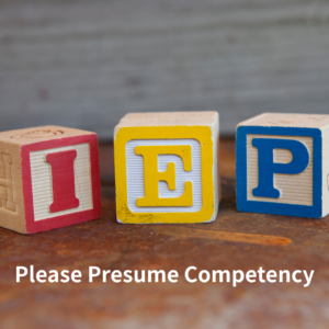 Please Presume Competency